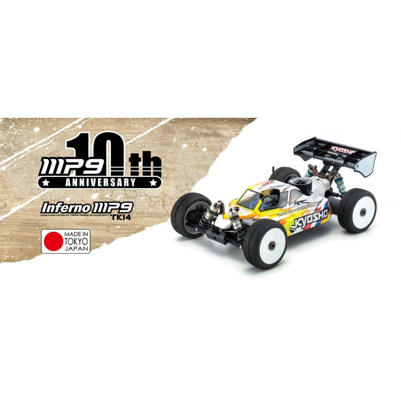 33011 Kyosho INFERNO MP9 TKI4 1/8 Scale Radio Control 21 Engine 4WD Racing Buggy 10th Anniversary Special Edition 33011