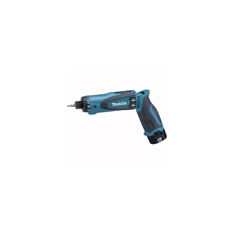 Makita 7.2V Lithium-Ion Cordless 1/4" Hex Driver-Drill Kit with Auto-Stop Clutch
