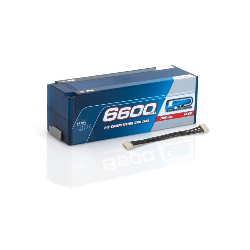 LRP 6600 - 1/8 4S P5 - 110C/55C - 14.8V LIPO - 1/8 COMPETITION CAR LINE HARDCASE