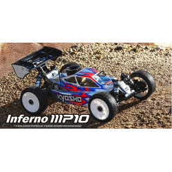 33015 Kyosho INFERNO MP10 1/8 Scale Radio Controlled .21 Engine Powered 4WD Racing Buggy Kit