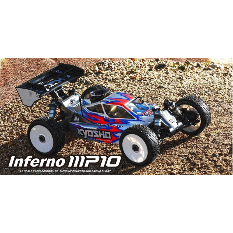 33015 Kyosho INFERNO MP10 1/8 Scale Radio Controlled .21 Engine Powered 4WD Racing Buggy Kit