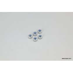 1-N3033NA-S Nut(M3x3.3)Nylon(Aluminium/Sil