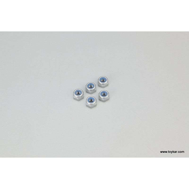 1-N3033NA-S Nut(M3x3.3)Nylon(Aluminium/Sil