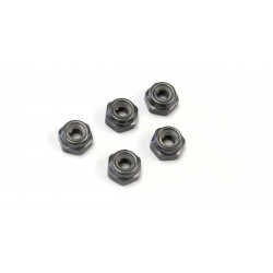 1-N2630NA-GM NUT(M2.6X3.0)NYLON ALU GUNMETA
