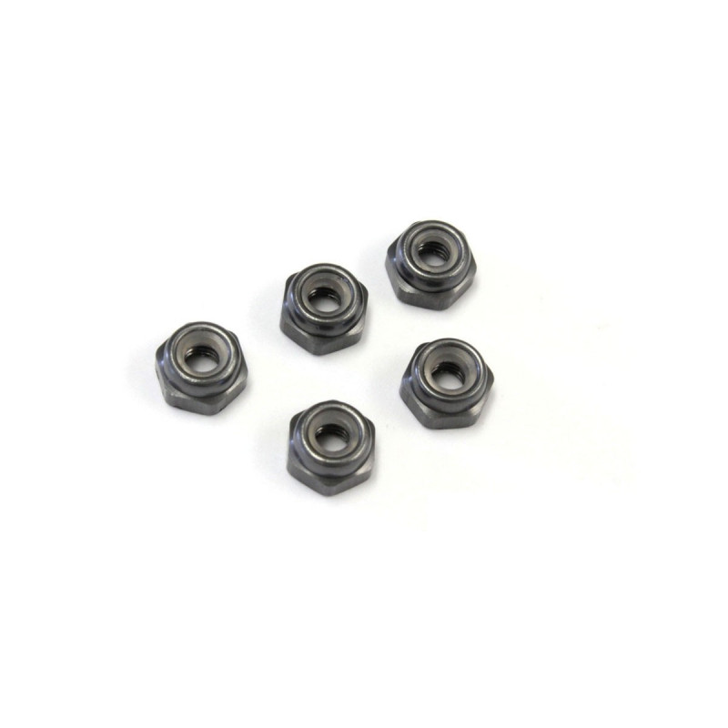 1-N2630NA-GM NUT(M2.6X3.0)NYLON ALU GUNMETA