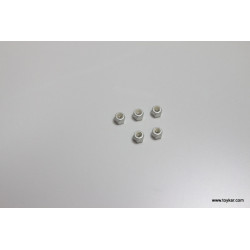 1-N3043NA-S Nut(M3x4.3)Nylon(Aluminium/Sil