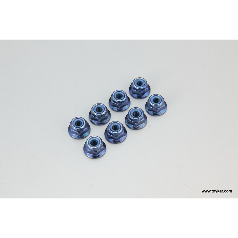1-N4056FN-B Nut(M4x5.6)Flanged Nylon(Steel
