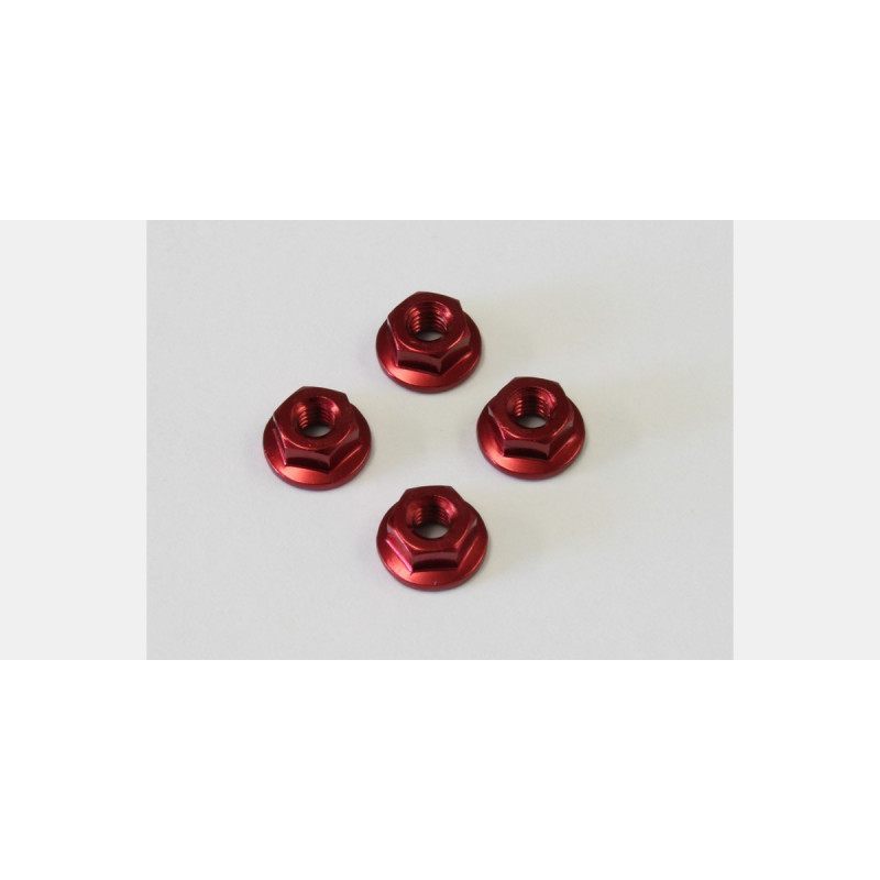1-N4045FA-R Nut(M4x4.5)Flanged(Aluminum/Re