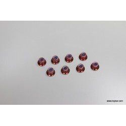 1-N4056FN-R Nut(M4x5.6)Flanged Nylon(Steel