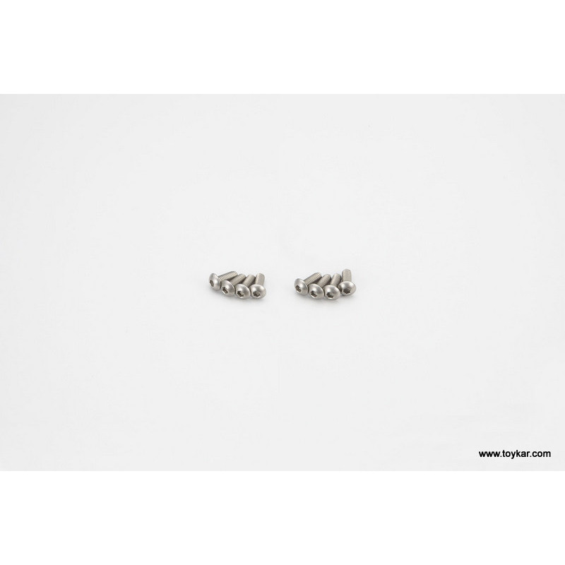 1-S13008HT Button Screw(Hex/Titanium/M3x8
