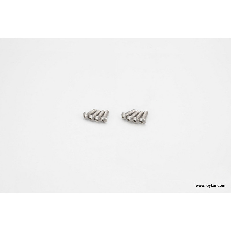 1-S13010HT Button Screw(Hex/Titanium/M3x1