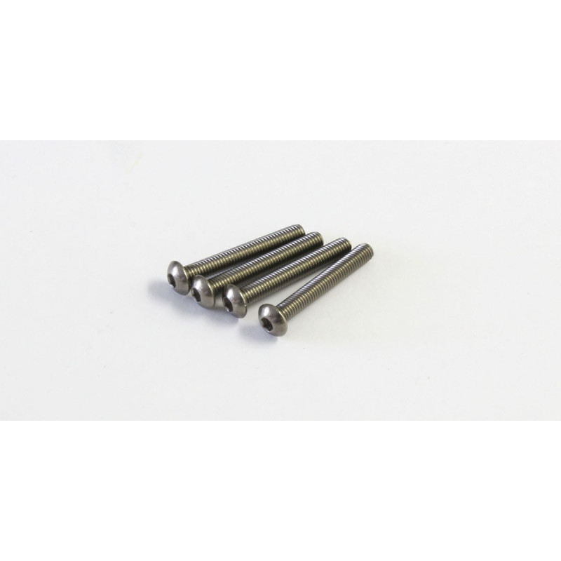 1-S13022HT Button Screw(Hex/Titanium/M3x2