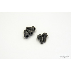 1-S24010F Cap Screw(M4x10/Flanged/5pcs)