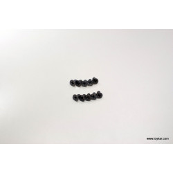 1-S33006TP TP Flat Head Screw(M3x6/10pcs)