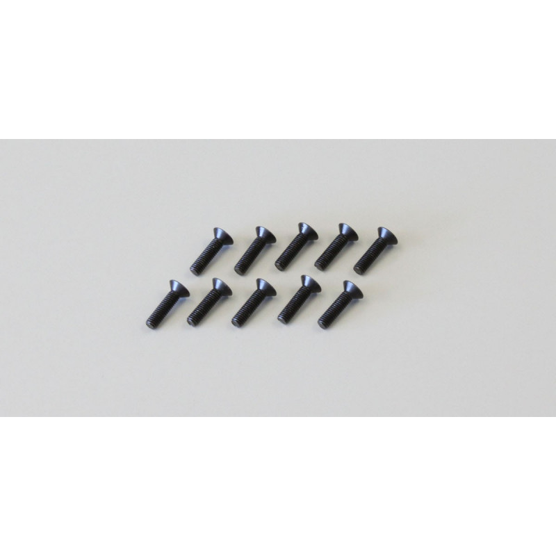 1-S33012H Flat Head Screw(Hex/M3x12/10pc
