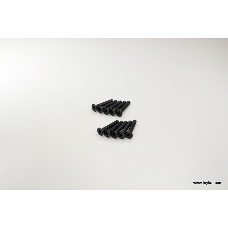 1-S33018H Flat Head Screw(Hex/M3x18/10pc