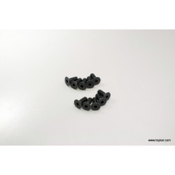 1-S34010H Flat Head Screw(Hex/M4x10/10pc