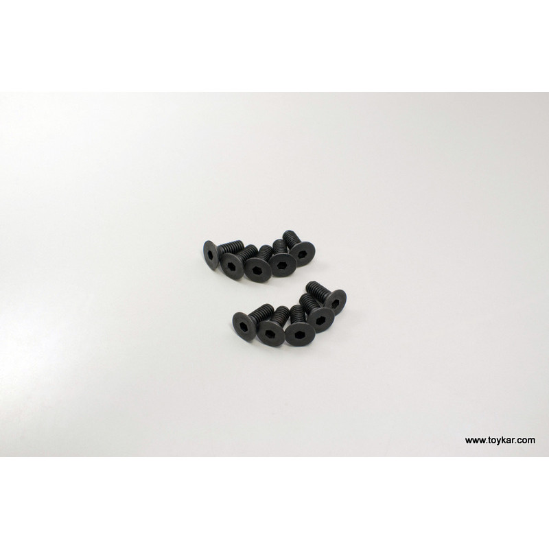 1-S34010H Flat Head Screw(Hex/M4x10/10pc