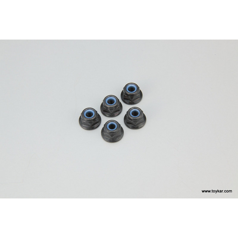 1180 DIS OP FLANGED NYLON NUT (M4)
