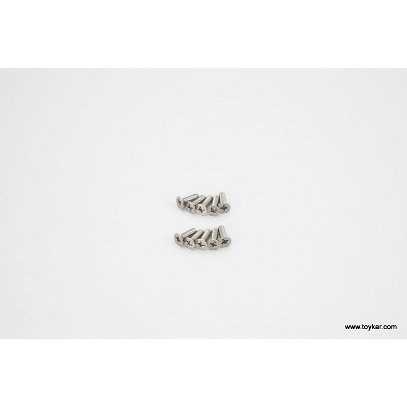 1332 DIS OP 3X10MM TITANIUM F/H SCR