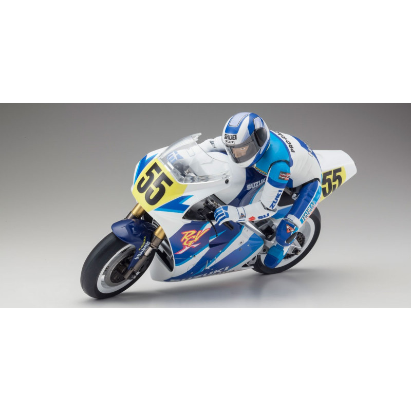 34931 SUZUKI RGV-Γ 1992 Kyosho 1/8 SCALE EP MOTORCYCLES HANGING ON RACER S.R.T. Kit
