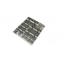 36277 KYOSHO Logo Decal (Chrome)
