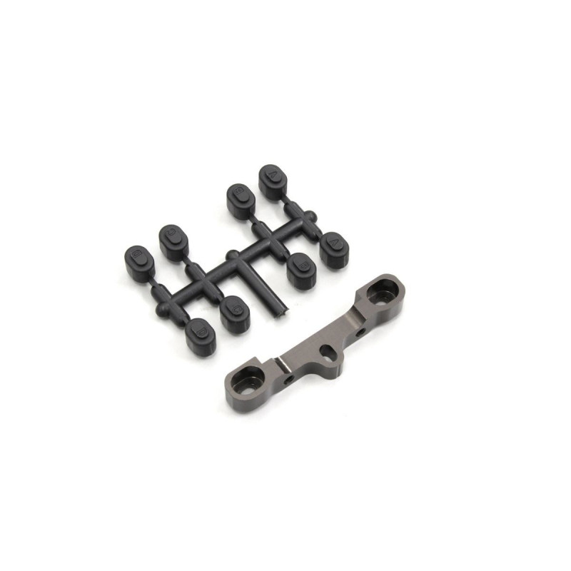LA389 Aluminum Front Sus. Holder(FF/Gunmetal)