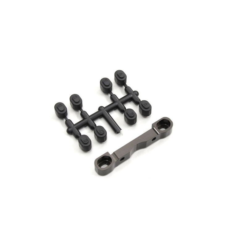 LA390 Aluminum Front Sus. Holder (FR/Gunmetal)