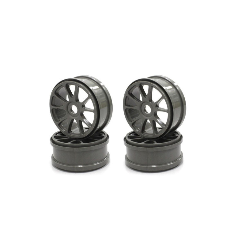 IFH002GMB Ten-Spoke Wheel(Gun Metallic/4pcs)