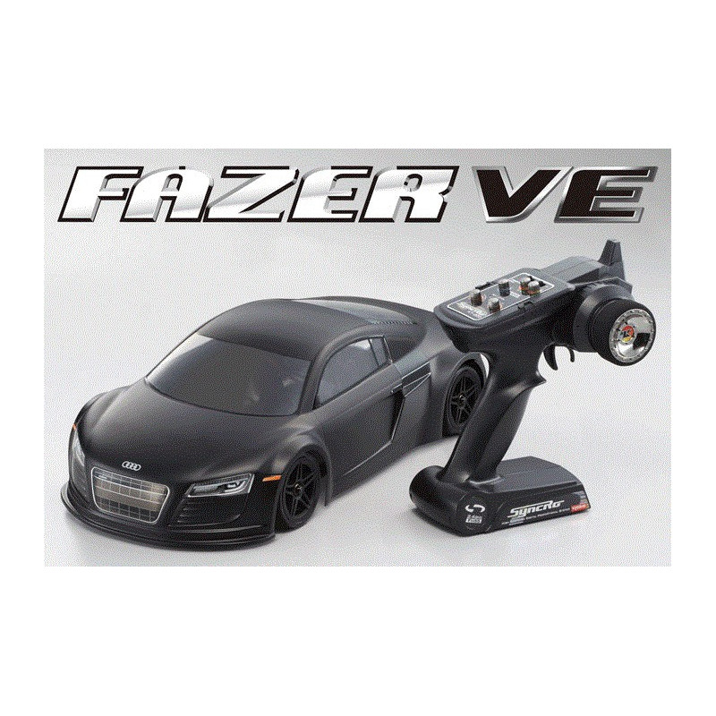 1/10 FAZER AUDI R8 Matte Black VE READYSER