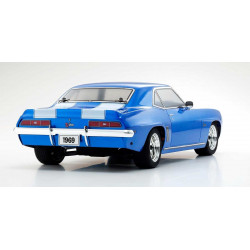 34418T1 1969 Chevy® Camaro® Z/28 1/10 Scale Radio Controlled Electric Powered 4WD FAZER Mk2 FZ02L Series Readyset Le Mans Blue