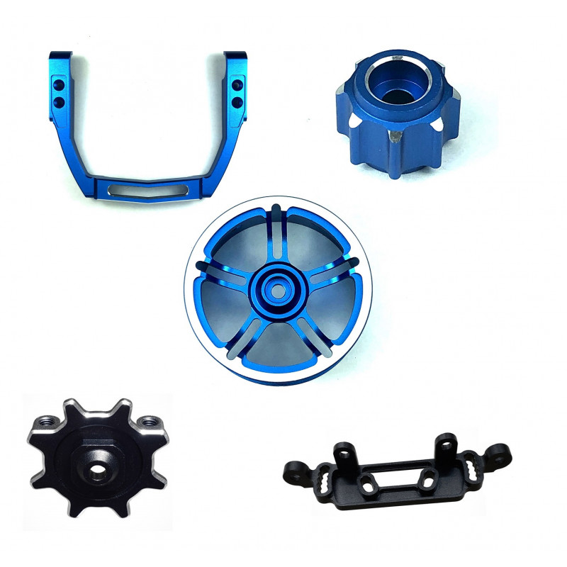 Sanwa M17 Aluminium Option Part Blue Colour