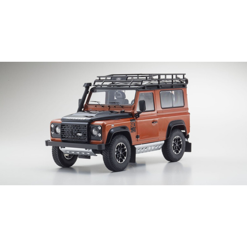 08901P KYOSHO 1/18scale Land Rover Defender 90 Adventure Phoenix Orange