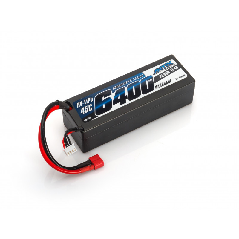LRP430408 ANTIX BY LRP 6400 GRAPHENE 3S - 11.4V LIHV - 45C LIPO CAR HARDCASE