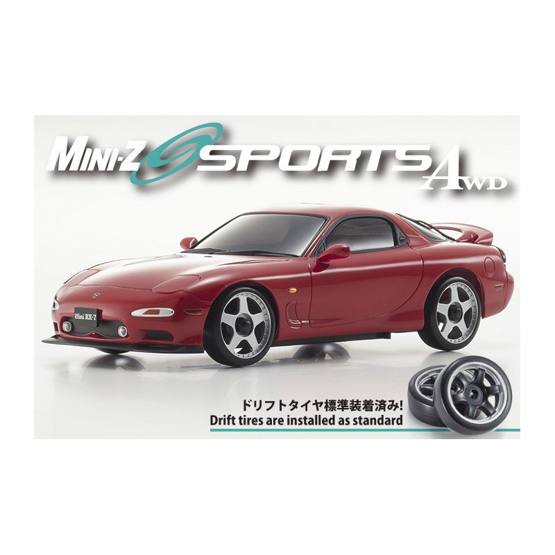 MINI-Z AWD MAZDA RX-7 FD3S Red