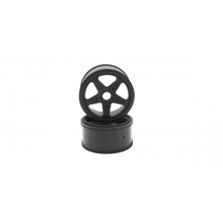 IGH007BK 5-Spoke Wheel(Black/GT2/2Pcs)