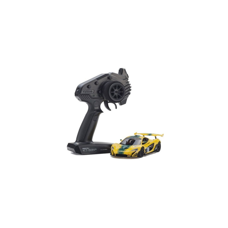 32324YG McLaren P1™ GTR MINI-Z RWD Yellow/Green Readyset RTR