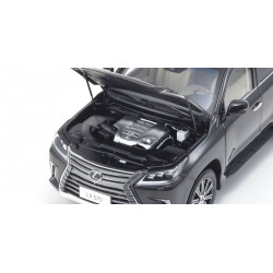 08955SBK Lexus LX570 (Left-Hand Drive Specification) KYOSHO ORIGINAL 1/18scale (Starlight Black Glass Flake)
