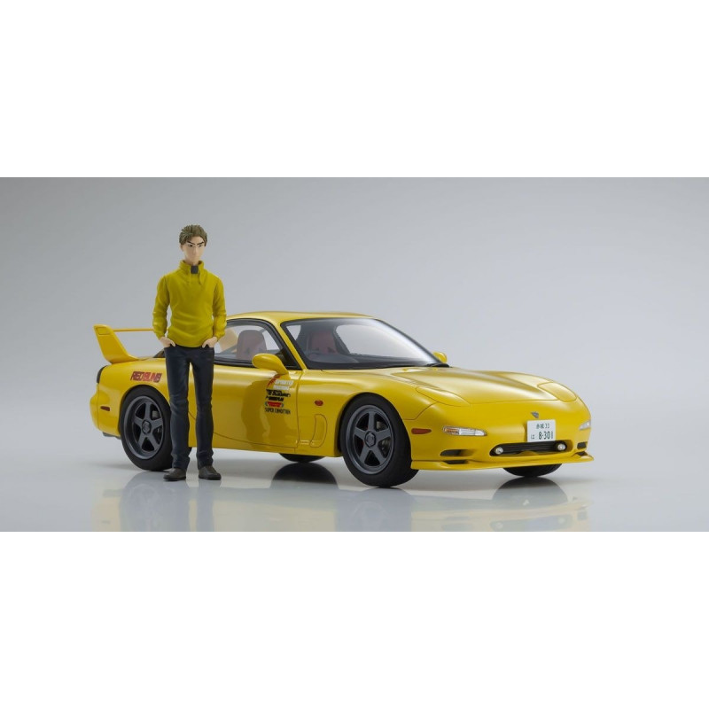 KSR18D02 Mazda RX-7 FD3S KYOSHO ORIGINAL 1/18scale Initial D  Yellow