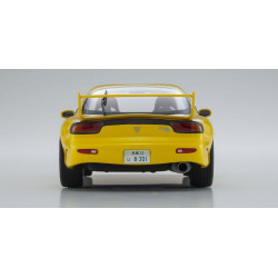 KSR18D02 Mazda RX-7 FD3S KYOSHO ORIGINAL 1/18scale Initial D  Yellow