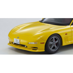 KSR18D02 Mazda RX-7 FD3S KYOSHO ORIGINAL 1/18scale Initial D  Yellow