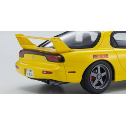 KSR18D02 Mazda RX-7 FD3S KYOSHO ORIGINAL 1/18scale Initial D  Yellow