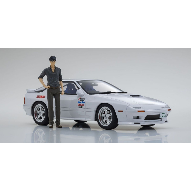KSR18D03 Mazda Savanna RX-7 FC3S with Ryosuke Takahashi KYOSHO ORIGINAL 1/18scale