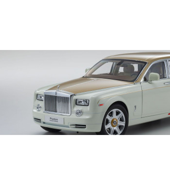 08841EWG Rolls-Royce Phantom EWB (English White/Gold) KYOSHO ORIGINAL 1/18 scale