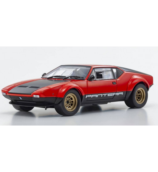 08853R De Tomaso Pantera GT4 (Red/Black) KYOSHO ORIGINAL 1/18 scale