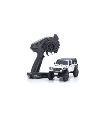 32521W MINI-Z 4×4 JeepⓇ Wrangler Unlimited Rubicon Radio Controlled Electric Powered Crawling car Bright White