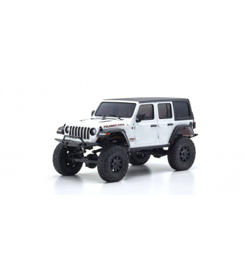 32521W MINI-Z 4×4 JeepⓇ Wrangler Unlimited Rubicon Radio Controlled Electric Powered Crawling car Bright White