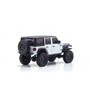 32521W MINI-Z 4×4 JeepⓇ Wrangler Unlimited Rubicon Radio Controlled Electric Powered Crawling car Bright White
