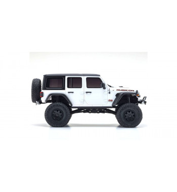 32521W MINI-Z 4×4 JeepⓇ Wrangler Unlimited Rubicon Radio Controlled Electric Powered Crawling car Bright White