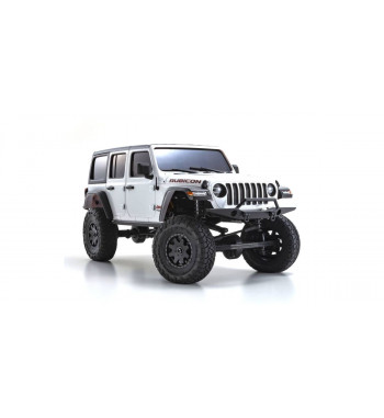 32521W MINI-Z 4×4 JeepⓇ Wrangler Unlimited Rubicon Radio Controlled Electric Powered Crawling car Bright White